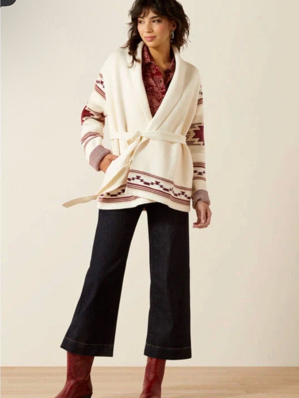 Ariat Women's Westward Wrap Sweater size xs NWT